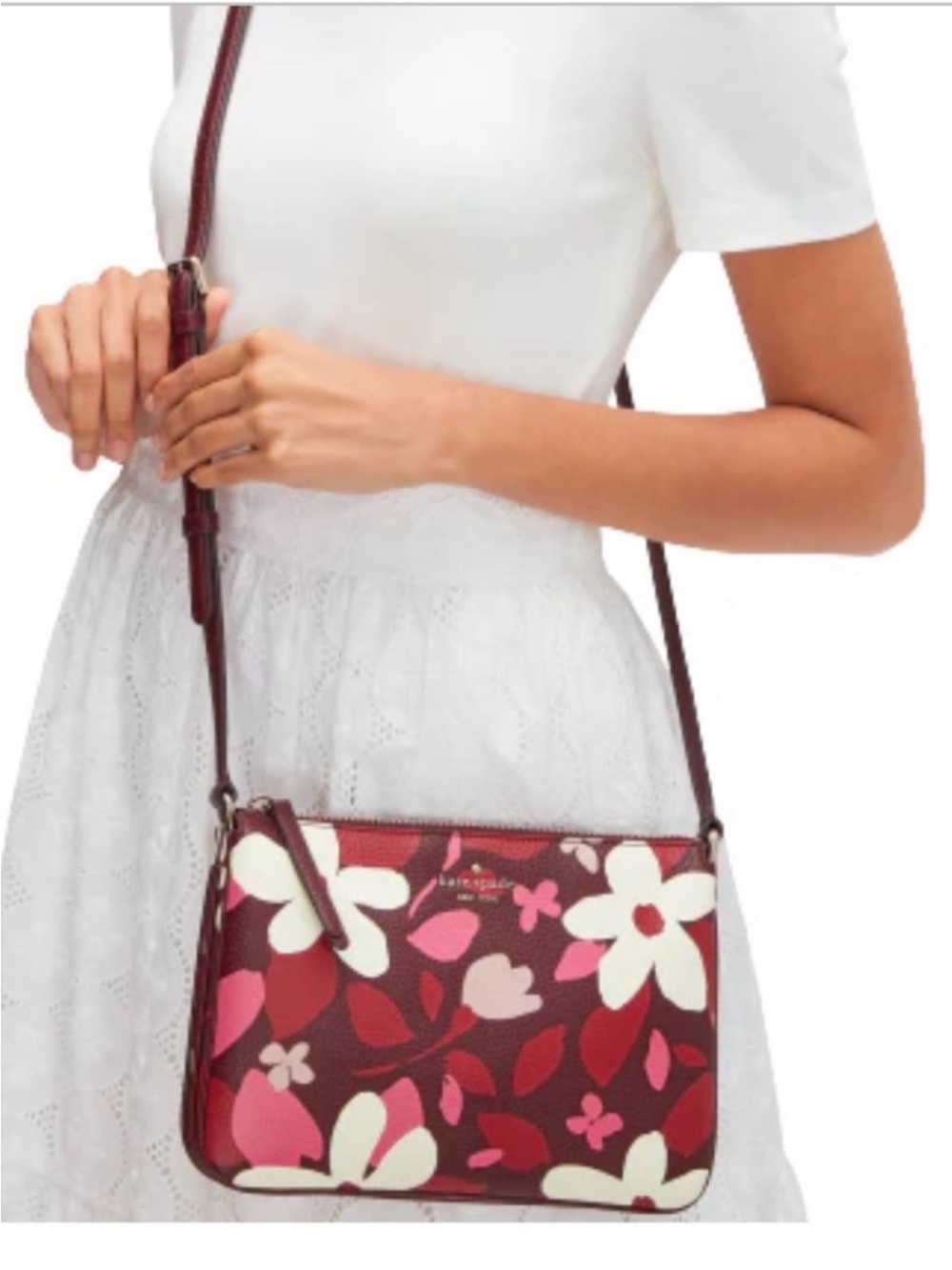 Kate Spade Jackson Forest Floral
Triple Gusset Crossbody